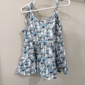 Kate Quinn Organics Blue Poppies Top 7 years